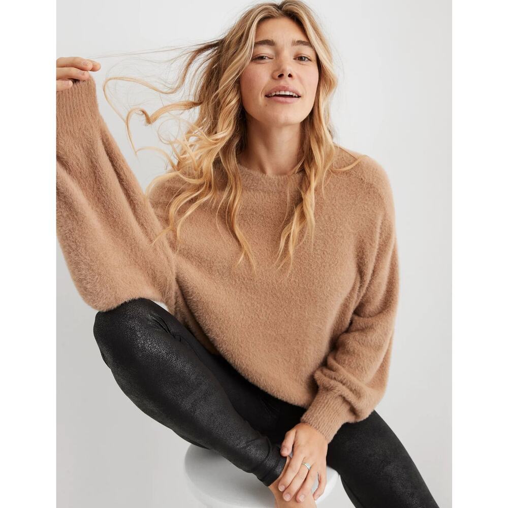 Aerie Aerie Flurry Crew Sweater Sz Medium